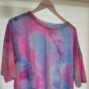 Blue & Pink Tie Dye Tshirt
